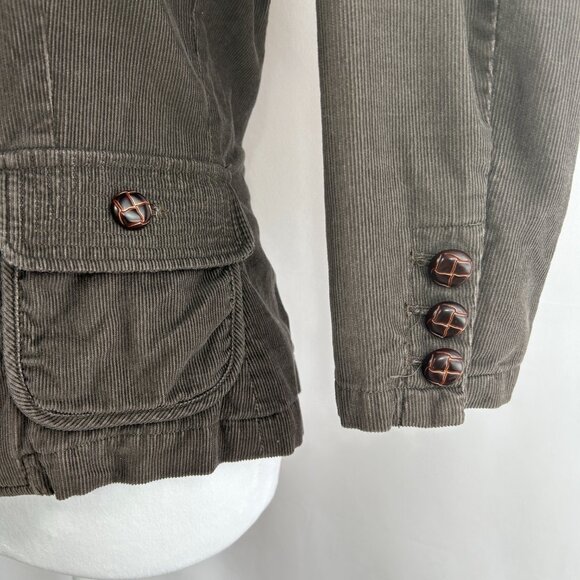 Tristan & Iseut academia brown corduroy blazer jacket - Small - Picture 5 of 9